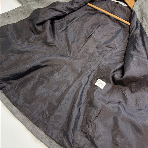 Holt Renfrew Vintage Grey Blazer with Button Detail Size 8 - Picture 6 of 7